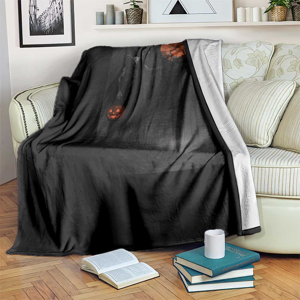Halloween Wendigo Throw Blanket Scary Pumpkin Moon TS10 Print Your Wear