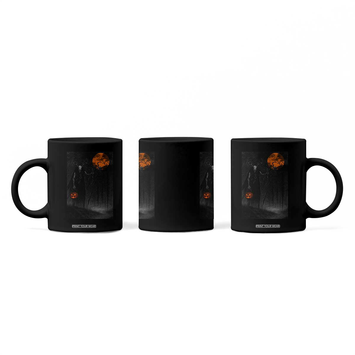 Halloween Wendigo Coffee Mug Scary Pumpkin Moon TS10 Print Your Wear