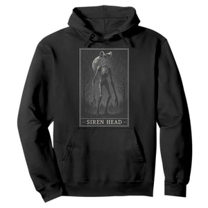 Siren Head Hoodie Tarot Card Horror American Cryptid TS10 Black Print Your Wear