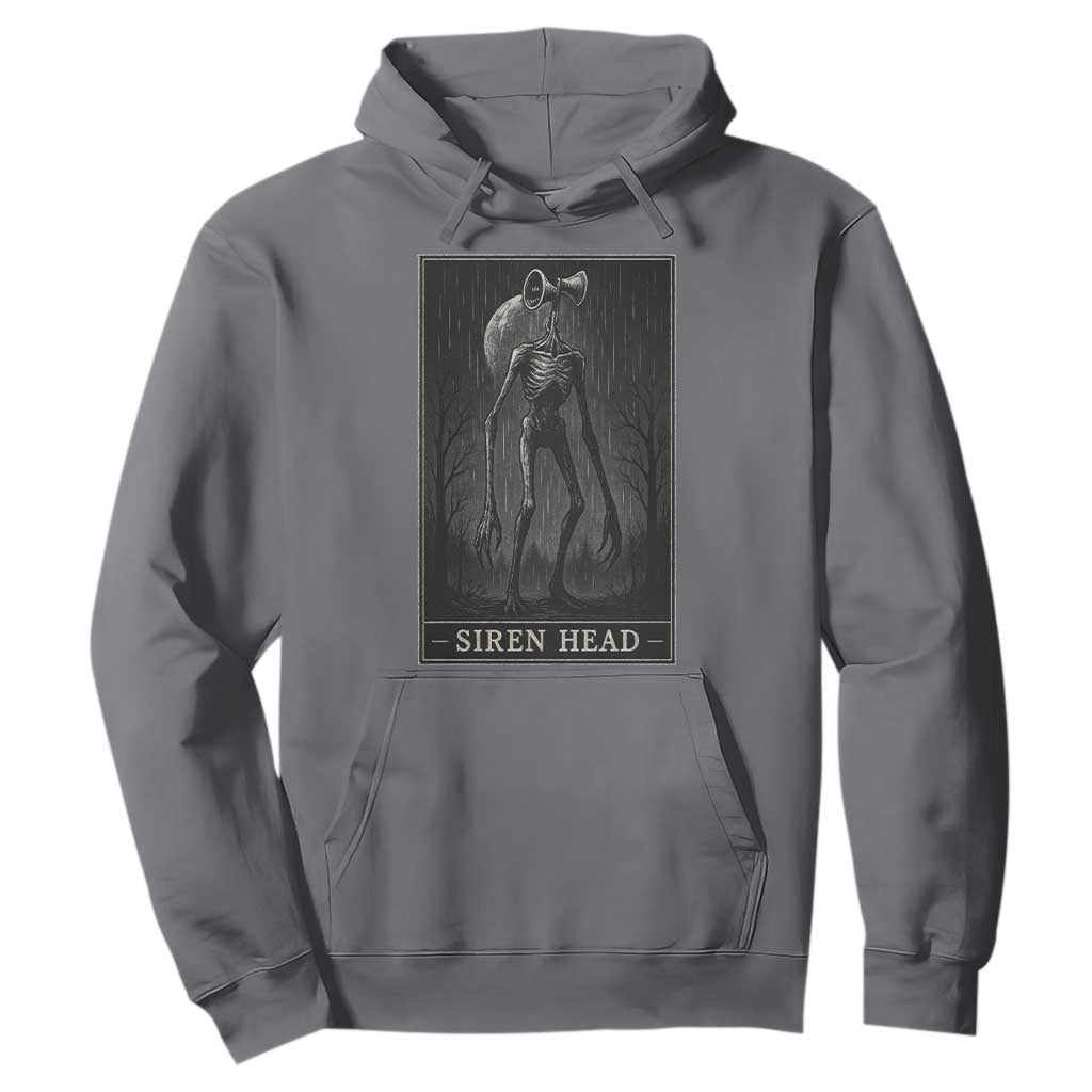 Siren Head Hoodie Tarot Card Horror American Cryptid TS10 Charcoal Print Your Wear