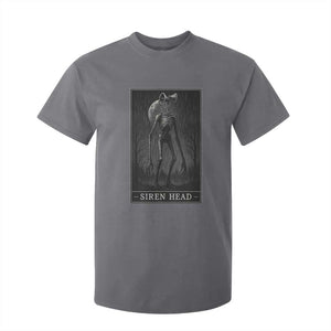 Siren Head T Shirt For Kid Tarot Card Horror American Cryptid TS10 Charcoal Print Your Wear