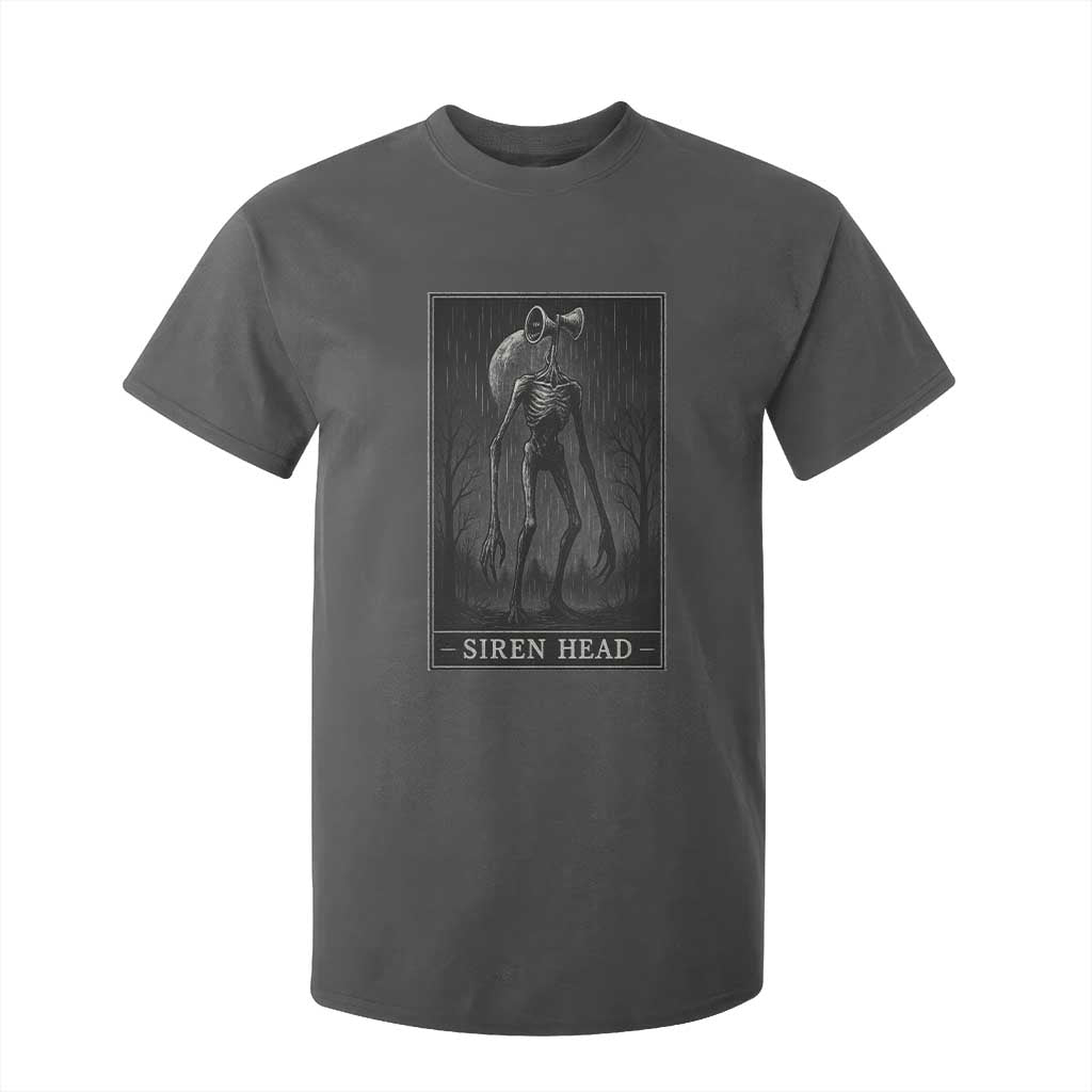 Siren Head T Shirt For Kid Tarot Card Horror American Cryptid TS10 Dark Heather Print Your Wear