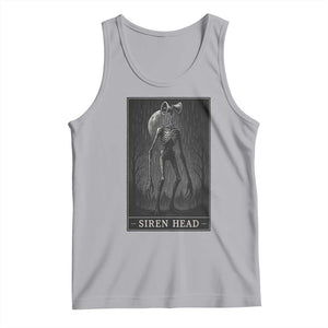 Siren Head Tank Top Tarot Card Horror American Cryptid TS10 Athletic Heather Print Your Wear