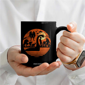 Cryptid Monsters Coffee Mug Bigfoot Loch Ness Monster Mothman Aliens Weirdcore Folk Horror TS10 Print Your Wear