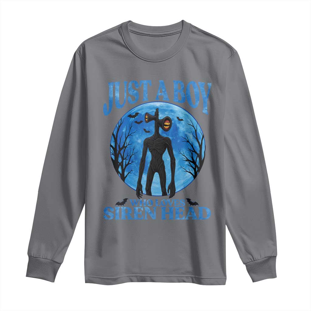 Siren Head Long Sleeve Shirt Supernatural American Cryptid Boys TS10 Charcoal Print Your Wear