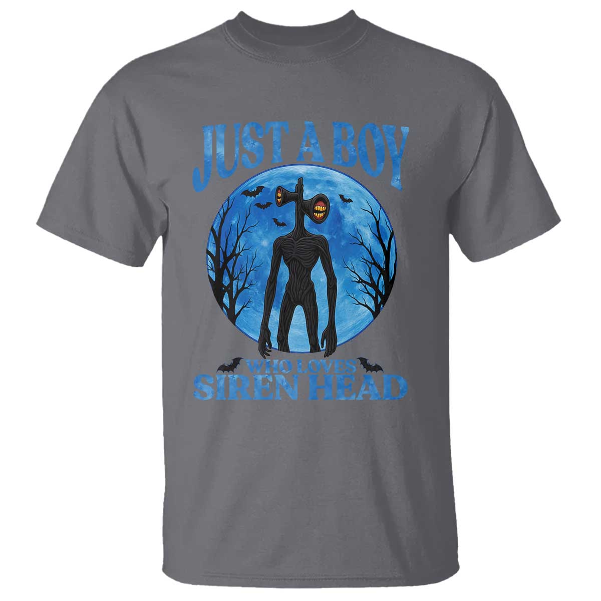 Siren Head T Shirt Supernatural American Cryptid Boys TS10 Charcoal Print Your Wear