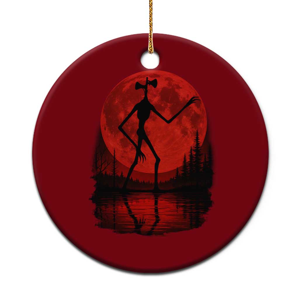 Siren Head Ceramic Ornament Supernatural American Cryptid Full Blood Moon Halloween TS10 1pc Red Print Your Wear