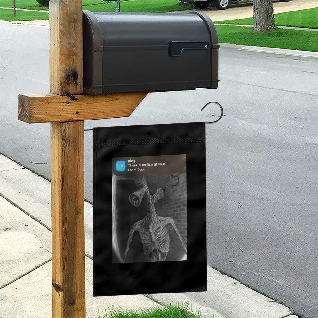 Funny Siren Head Garden Flag Ring with Motion Meme TS10 Print Your Wear