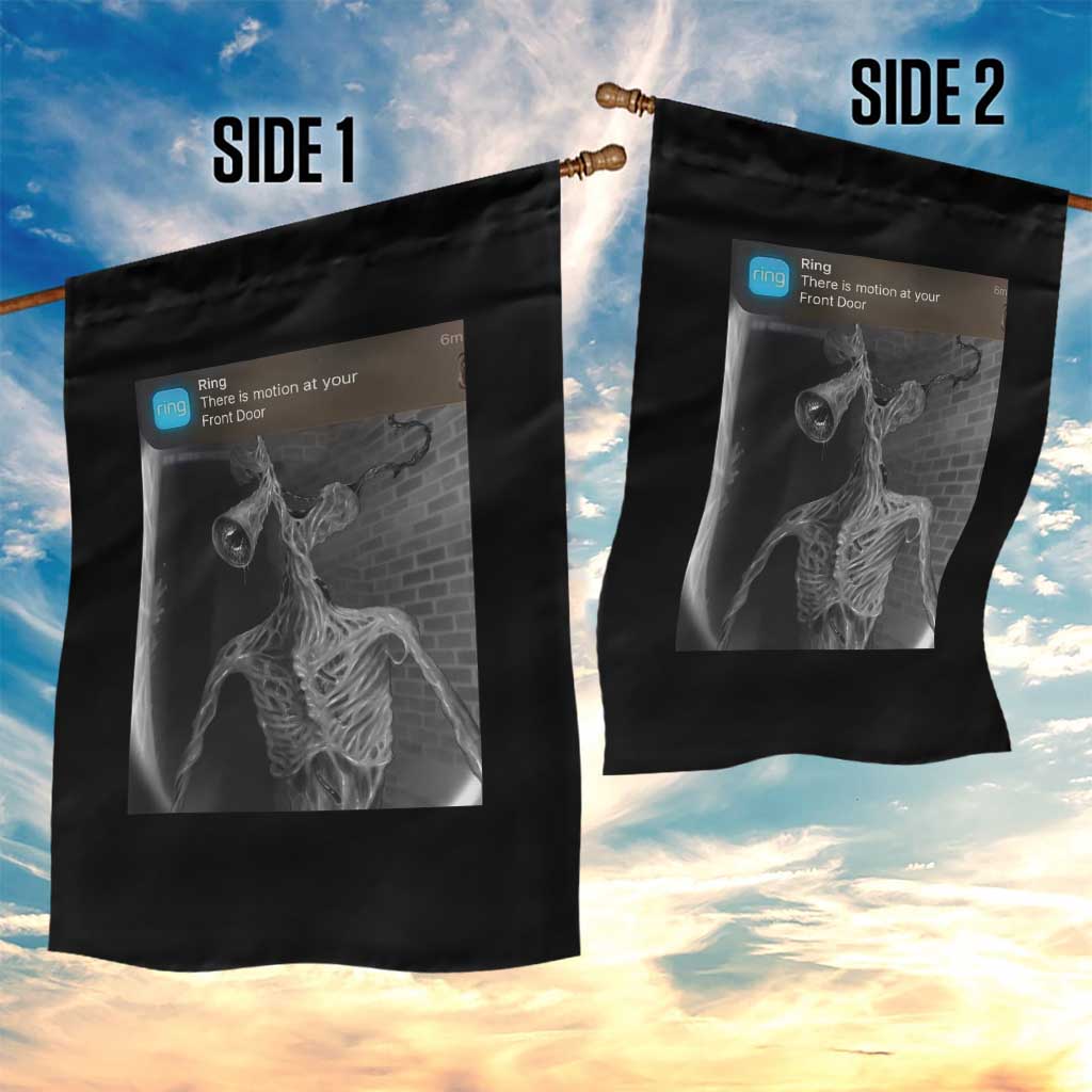 Funny Siren Head Garden Flag Ring with Motion Meme TS10 Print Your Wear