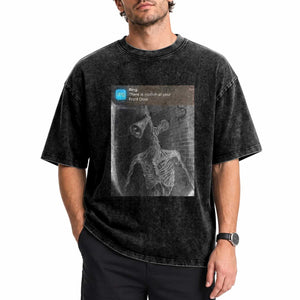 Funny Siren Head Washed Cotton T-Shirt Ring with Motion Meme TS10 Print Your Wear
