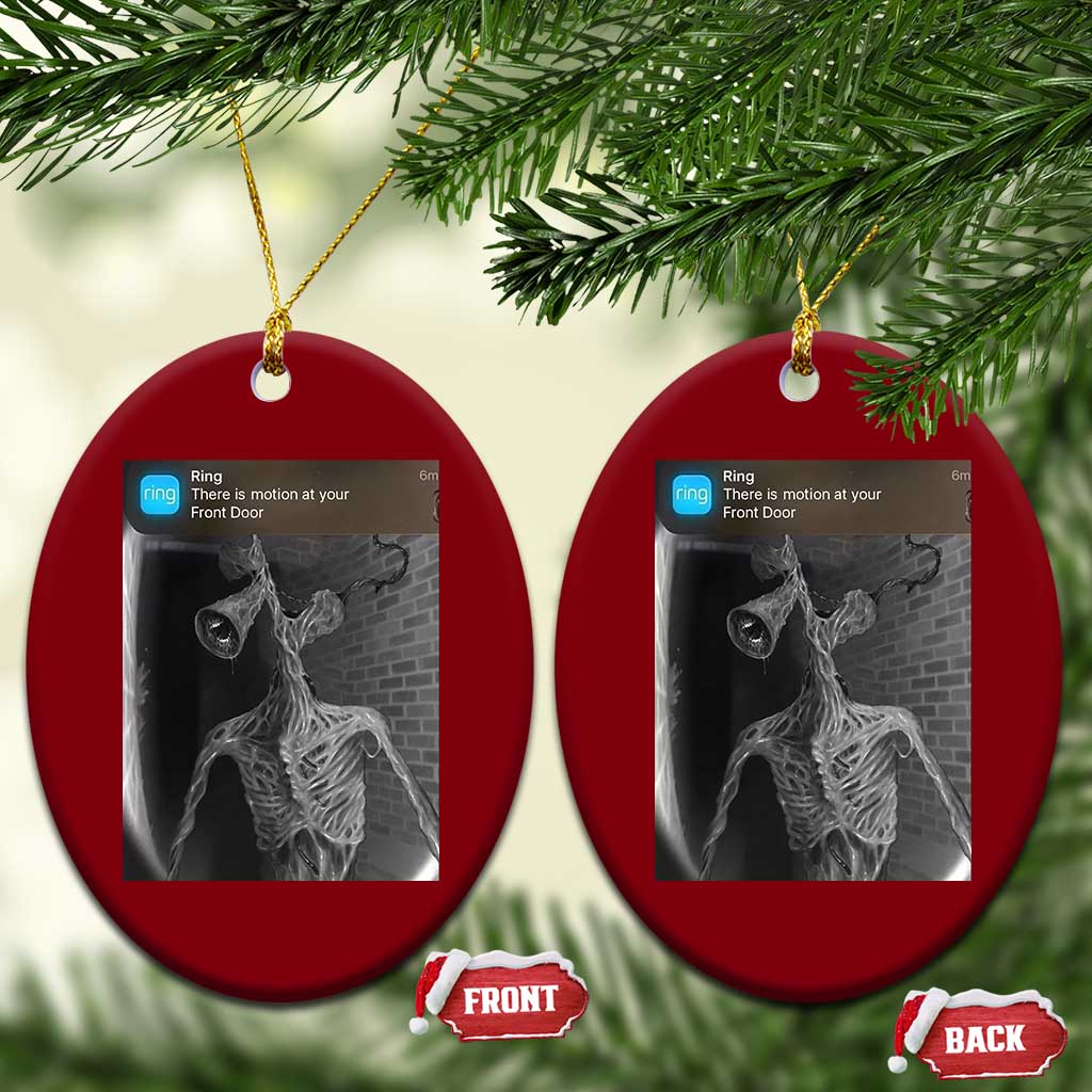 Funny Siren Head Ceramic Ornament Ring with Motion Meme TS10 Print Your Wear