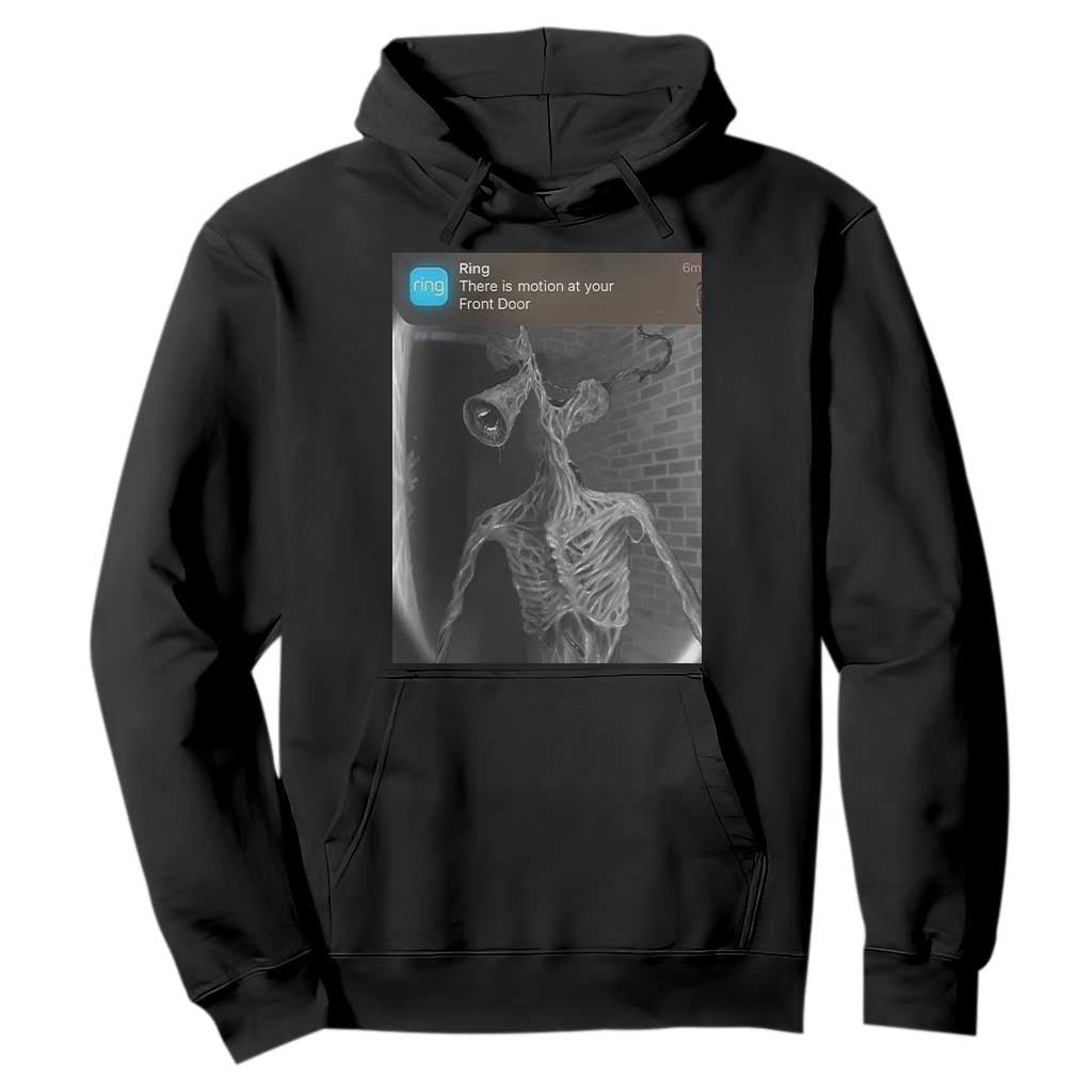 Funny Siren Head Hoodie Ring with Motion Meme TS10 Black Print Your Wear