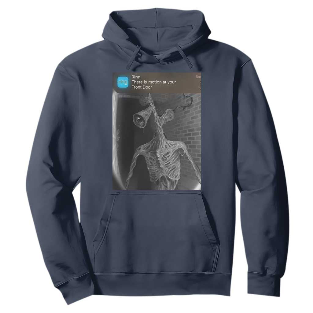 Funny Siren Head Hoodie Ring with Motion Meme TS10 Navy Print Your Wear