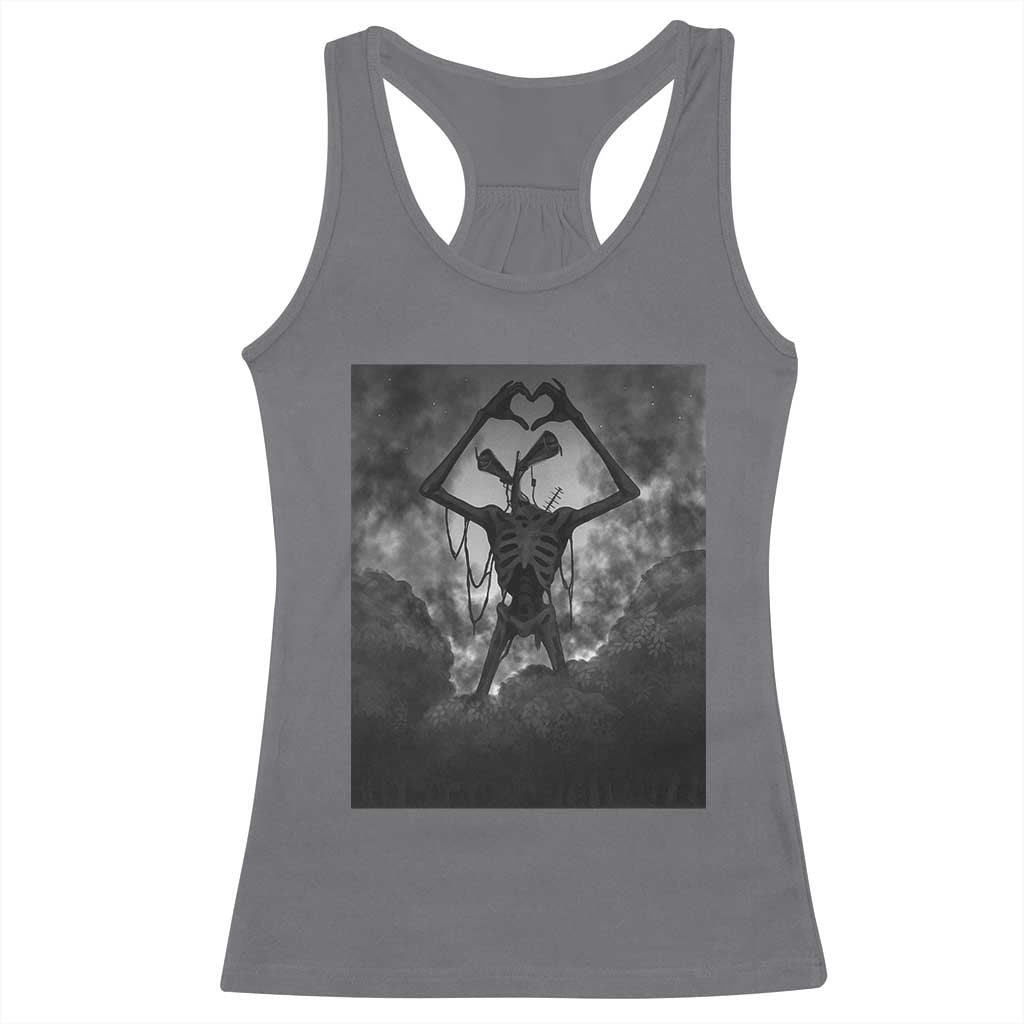 Siren Head Racerback Tank Top Horror Poster Halloween Supernatural American Cryptid TS10 Charcoal Print Your Wear