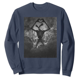Siren Head Sweatshirt Horror Poster Halloween Supernatural American Cryptid TS10 Navy Print Your Wear