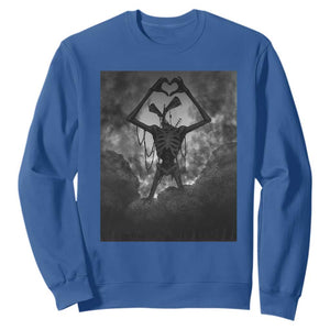 Siren Head Sweatshirt Horror Poster Halloween Supernatural American Cryptid TS10 Royal Blue Print Your Wear