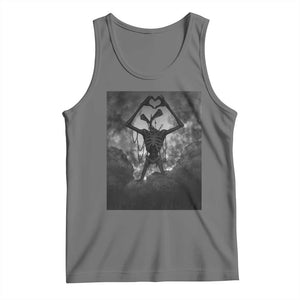 Siren Head Tank Top Horror Poster Halloween Supernatural American Cryptid TS10 Black Heather Print Your Wear
