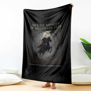 Headless Horseman Throw Blanket Vintage Gothic Scary Costume Halloween October Festive TS10 Print Your Wear