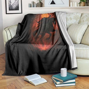 Scary Pumpkin Headless Horseman Halloween Throw Blanket TS10 Print Your Wear
