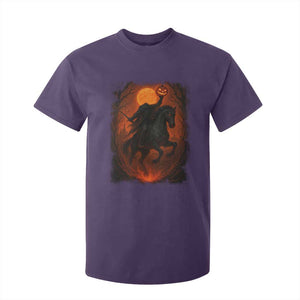 Scary Pumpkin Headless Horseman Halloween T Shirt For Kid TS10 Purple Print Your Wear