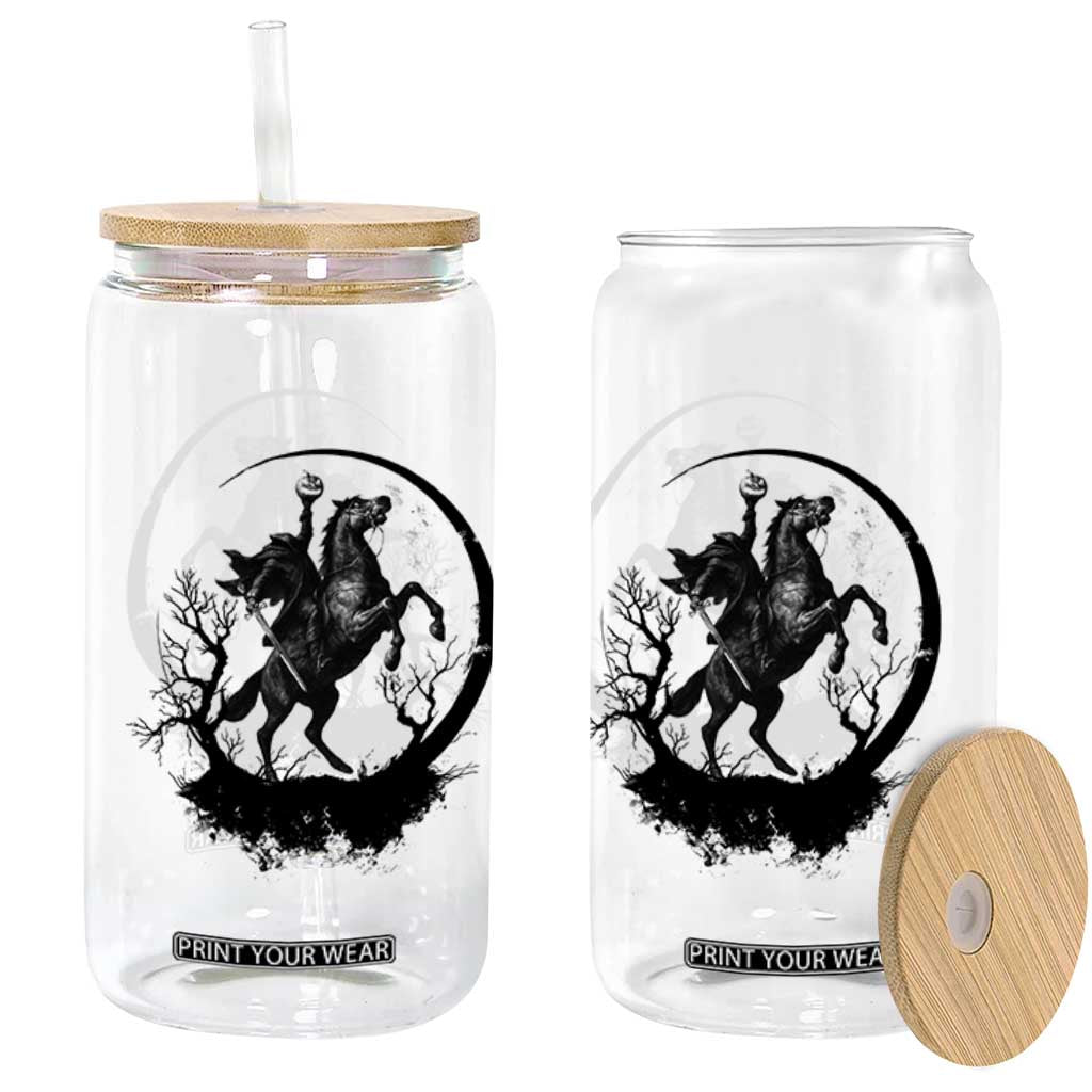 Headless Horseman Glass Can Retro Gothic Scary Pumpkin Moon Halloween Costume TS10 Print Your Wear