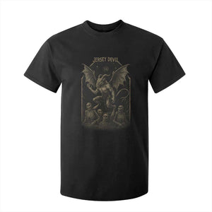 Jersey Devil T Shirt For Kid Vintage Weird Creepy Creature Leeds Devil TS10 Black Print Your Wear