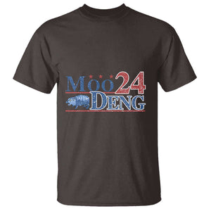 Moo-Deng for President 2024 T Shirt Funny Baby Hippo Cute Zoo For Family TS10 Dark Chocolate Print Your Wear