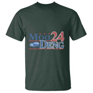 Moo-Deng for President 2024 T Shirt Funny Baby Hippo Cute Zoo For Family TS10 Dark Forest Green Print Your Wear