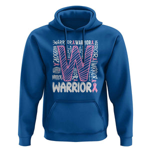 Breast Cancer Awareness In October We Wear Pink Hoodie Pink Ribbon Warriors Team TS10 Royal Blue Print Your Wear