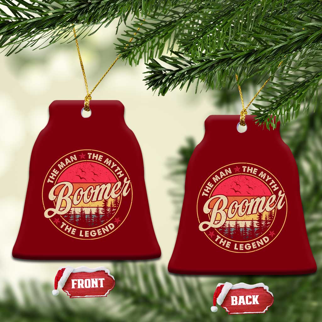 Boomers Generation Ceramic Ornament The Man The Myth The Legend TS10 Print Your Wear