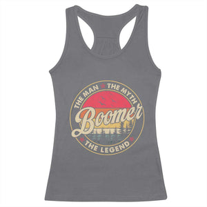 Boomers Generation Racerback Tank Top The Man The Myth The Legend TS10 Charcoal Print Your Wear