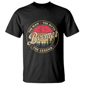 Boomers Generation T Shirt The Man The Myth The Legend TS10 Black Print Your Wear