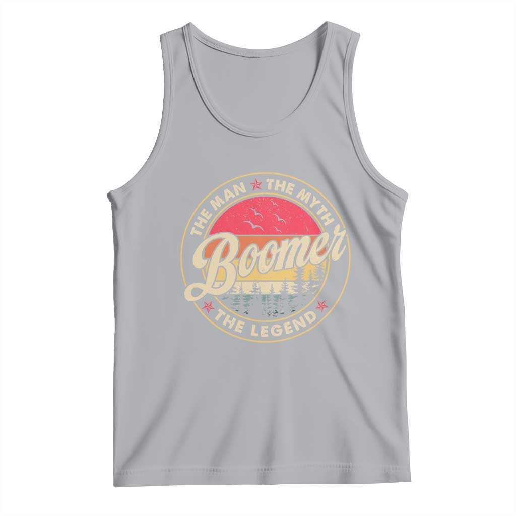 Boomers Generation Tank Top The Man The Myth The Legend TS10 Athletic Heather Print Your Wear