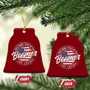 Boomers Generation Ceramic Ornament Vintage The Man The Myth The Legend American Flag TS10 Print Your Wear