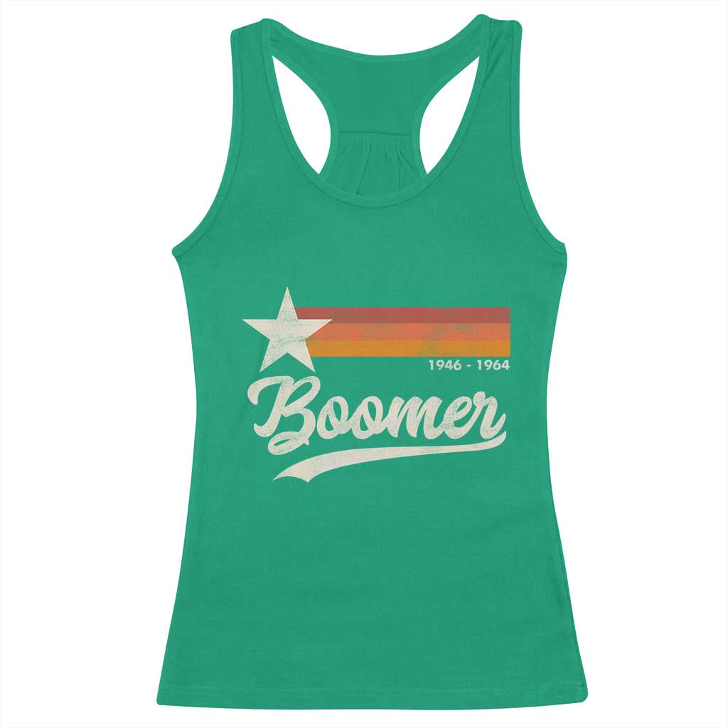 Boomers Generation Racerback Tank Top Vintage Retro Gift TS10 Irish Green Print Your Wear