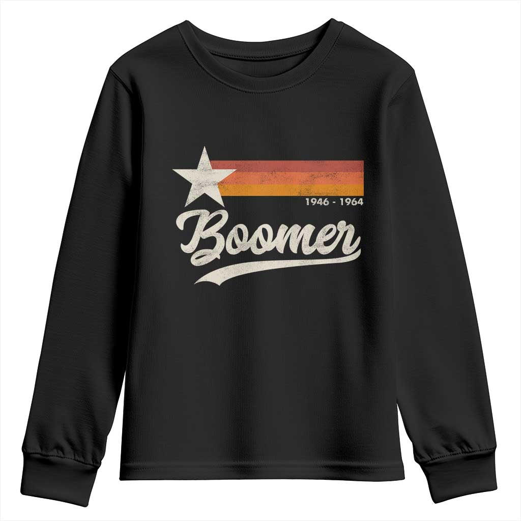 Boomers Generation Youth Sweatshirt Vintage Retro Gift TS10 Black Print Your Wear
