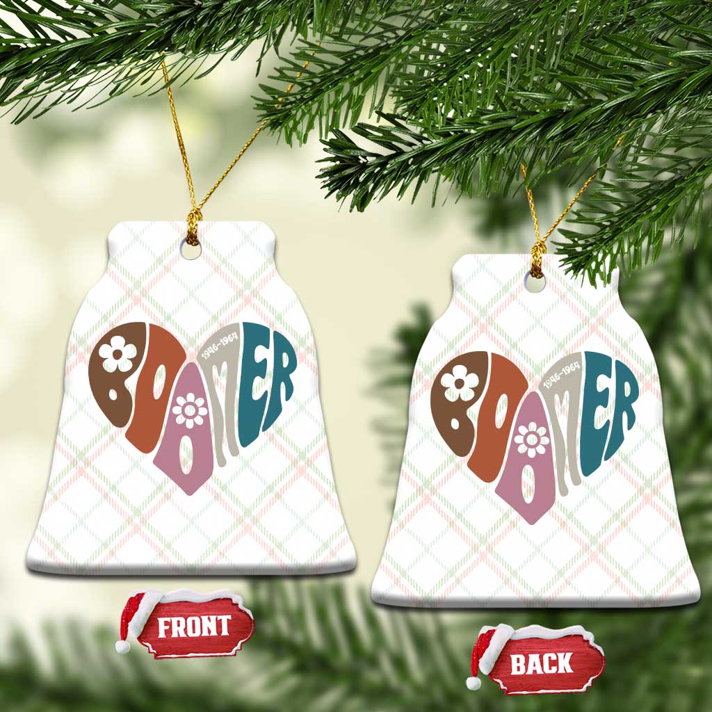 Boomers Generation Ceramic Ornament Vintage 40s 50s 60s Hippe Peace Love Hippy TS10 Print Your Wear
