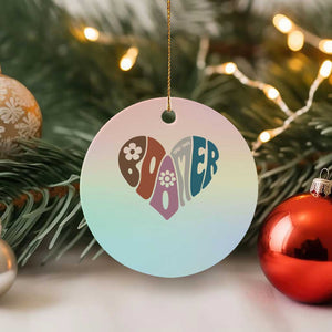 Boomers Generation Ceramic Ornament Vintage 40s 50s 60s Hippe Peace Love Hippy TS10 1pc Pastel Print Your Wear