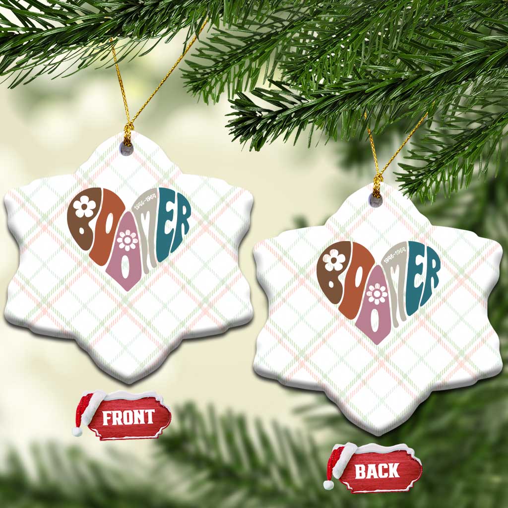 Boomers Generation Ceramic Ornament Vintage 40s 50s 60s Hippe Peace Love Hippy TS10 Print Your Wear