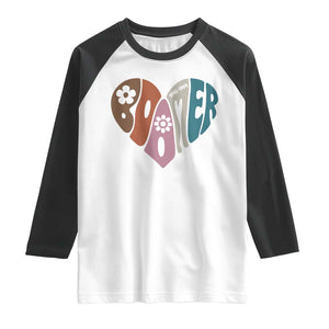 Boomers Generation Raglan Shirt Vintage 40s 50s 60s Hippe Peace Love Hippy TS10 White Black Print Your Wear