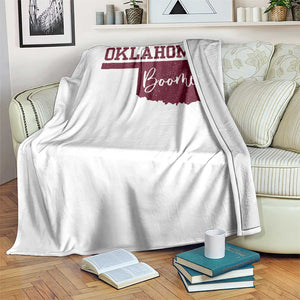 Oklahoma Boomer Throw Blanket TS10 Print Your Wear