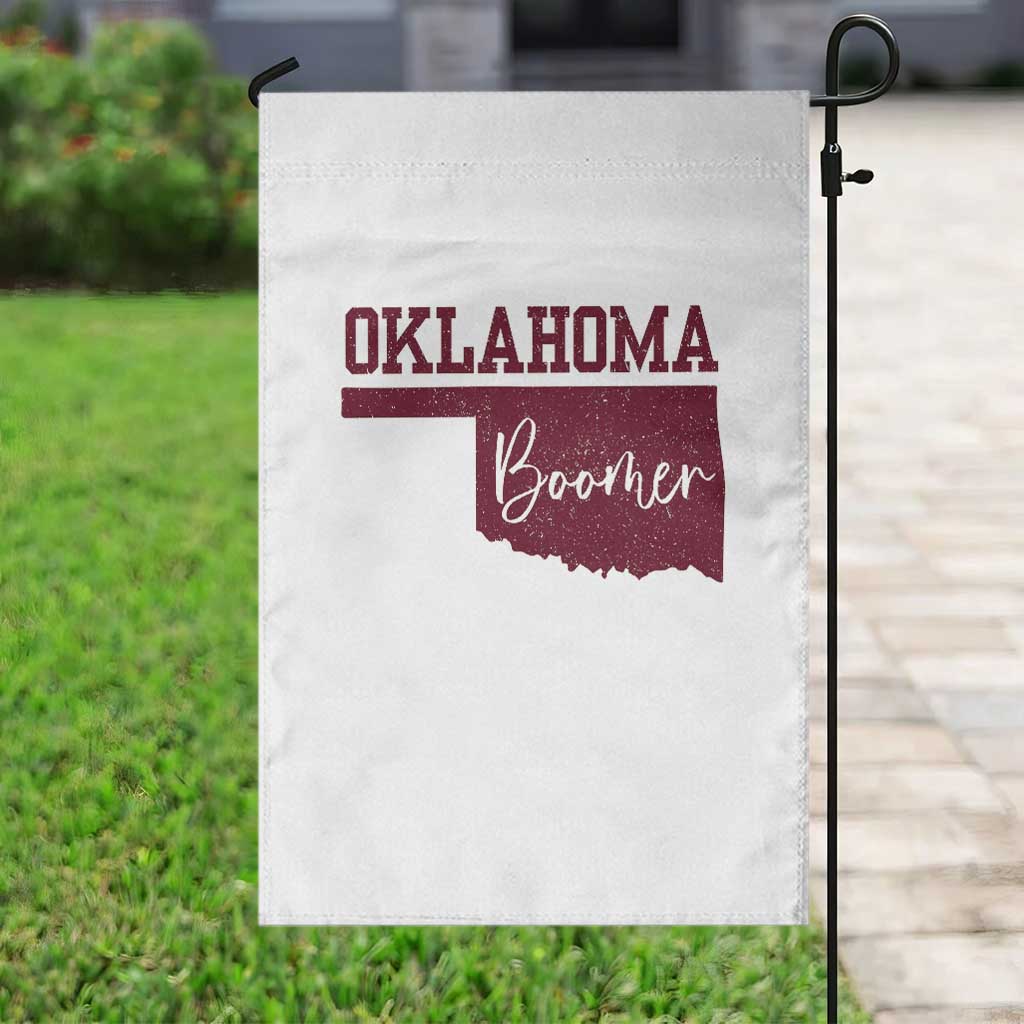 Oklahoma Boomer Garden Flag TS10 Print Your Wear
