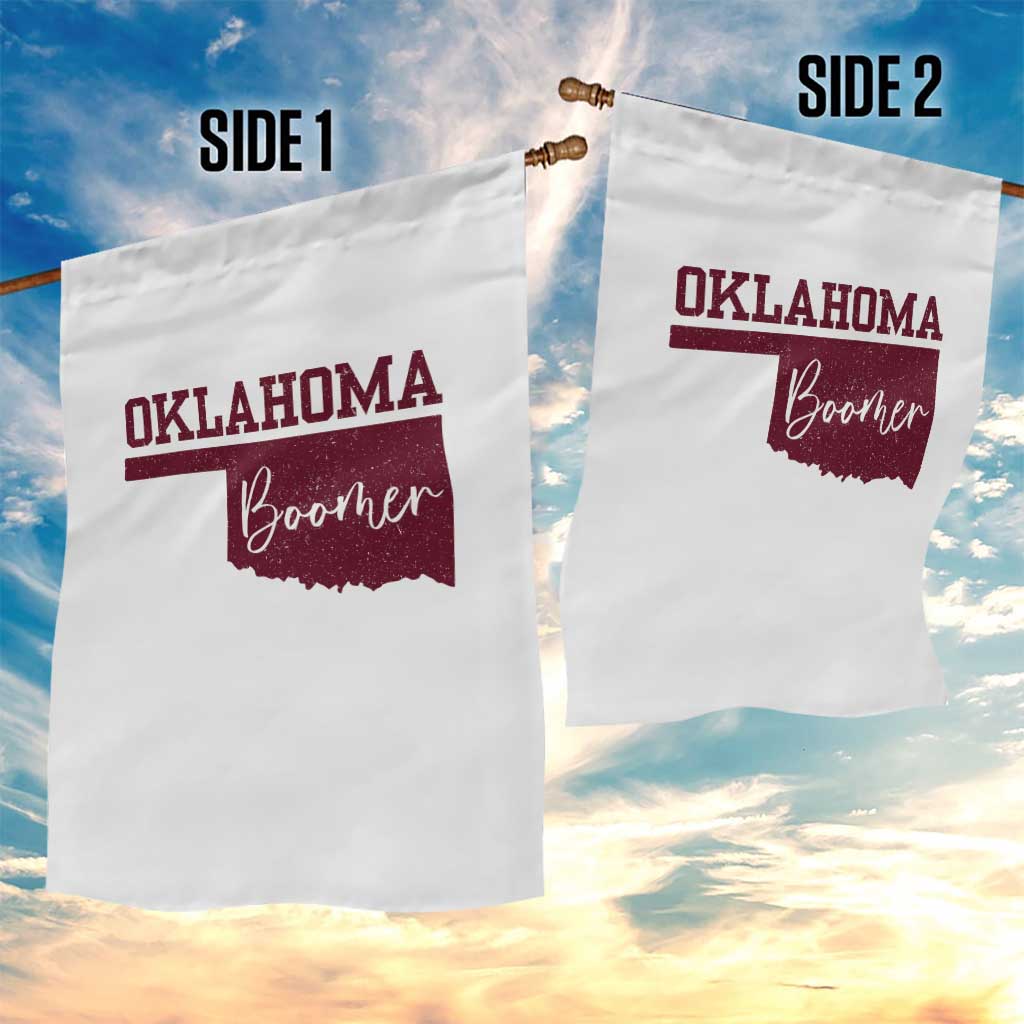 Oklahoma Boomer Garden Flag TS10 Print Your Wear