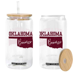 Oklahoma Boomer Glass Can TS10 Print Your Wear