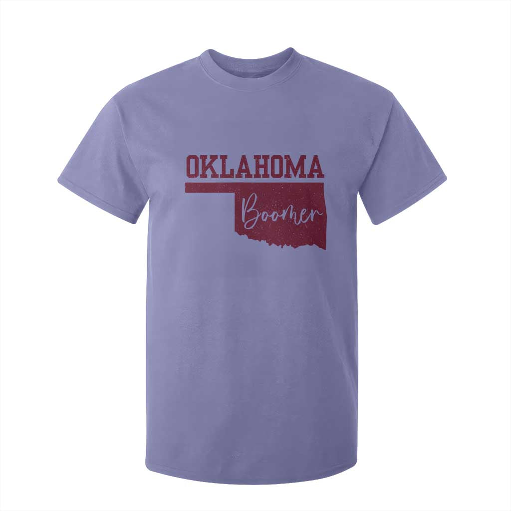 Oklahoma Boomer T Shirt For Kid TS10 Violet Print Your Wear