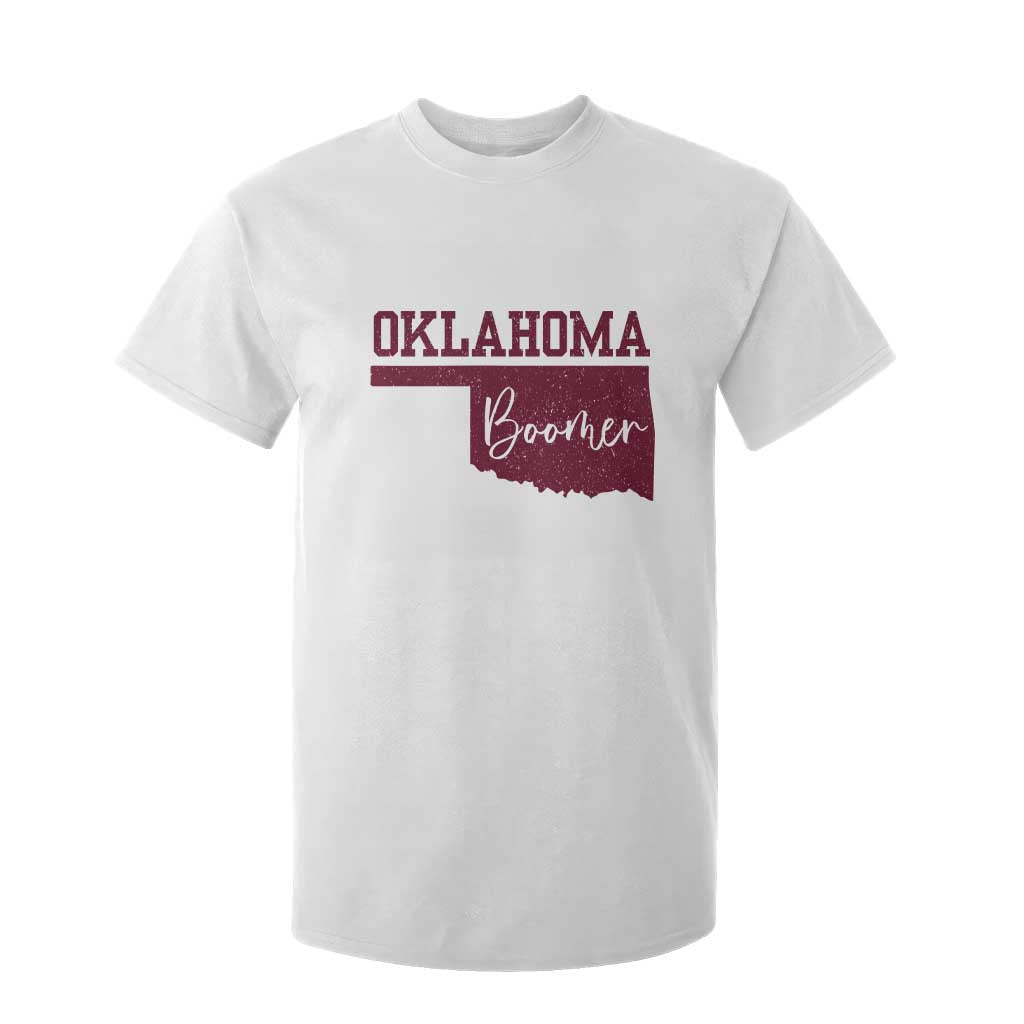 Oklahoma Boomer T Shirt For Kid TS10 White Print Your Wear