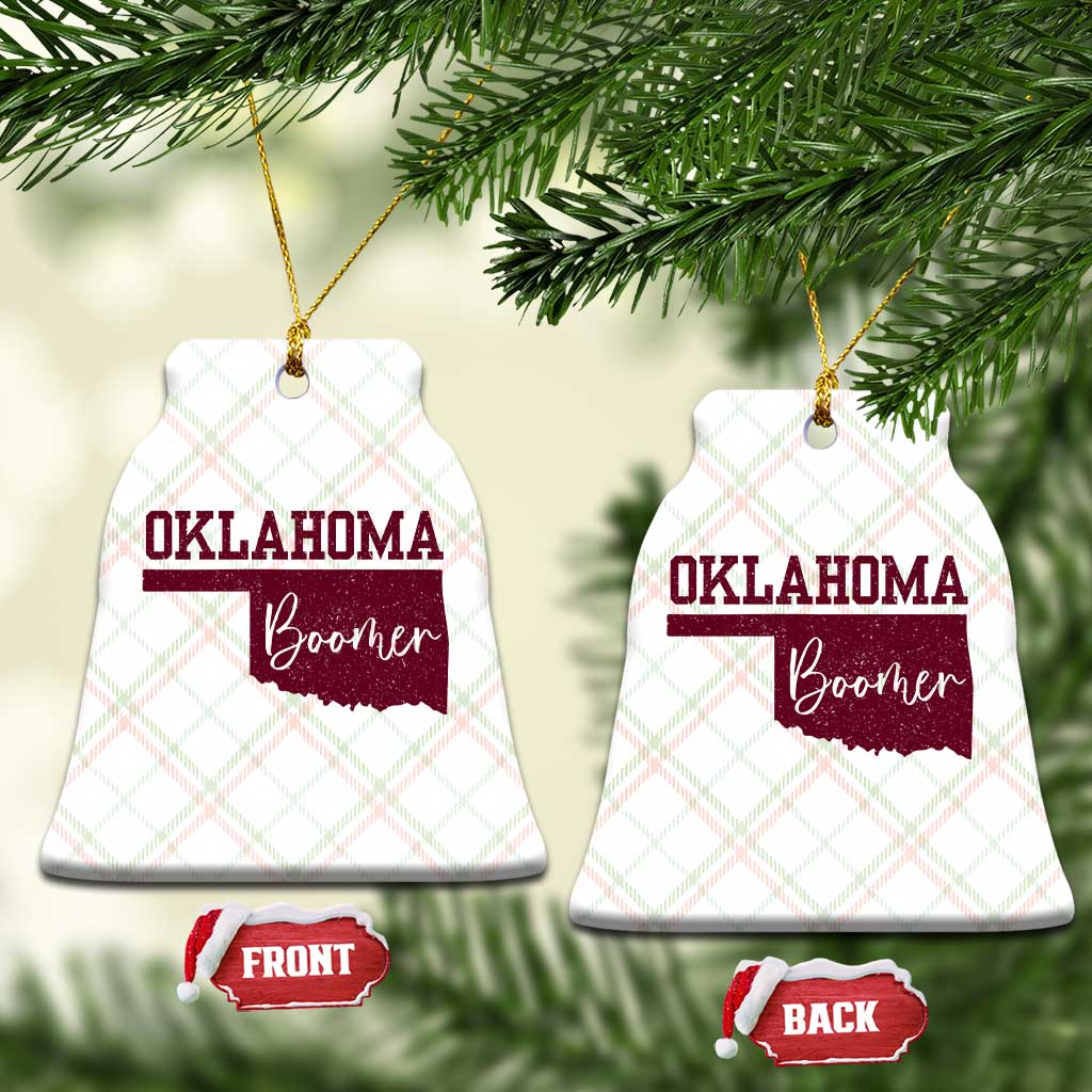 Oklahoma Boomer Ceramic Ornament TS10 Print Your Wear