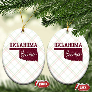 Oklahoma Boomer Ceramic Ornament TS10 Print Your Wear