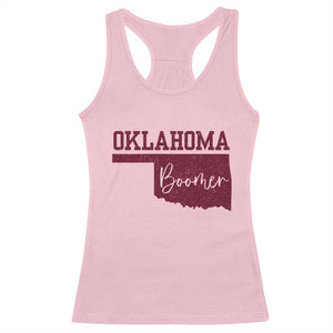 Oklahoma Boomer Racerback Tank Top TS10 Light Pink Print Your Wear