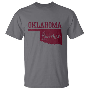 Oklahoma Boomer T Shirt TS10 Charcoal Print Your Wear